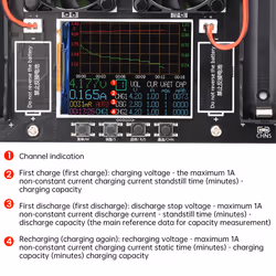 8-Channel 18650 Lithium Battery Capacity Tester Module