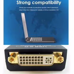 External Graphic Video Adapter USB 2.0 to DVI/VGA/ for