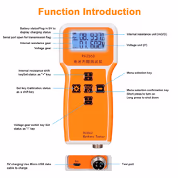 RC3563 Battery Voltage Internal Resistance Tester ,Tester Probe Clip