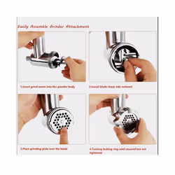 Metal Food Grinder Attachment for Stand Mixer Grinder