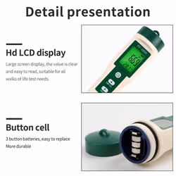 Professional Food PH Meter High Accuracy Sensor Temp Acidity Tester