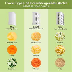 Detachable Electric Salad Maker for Home Kitchen Vegetable Slicer