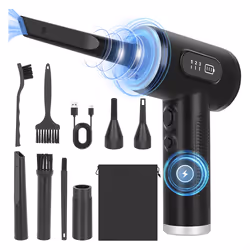 2-In-1 Electric Compressed Air Duster, Cordless Air Duster and Vacuum
