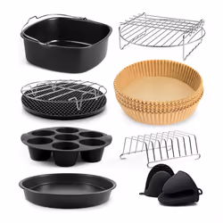 Square Air Fryer Accessories 9 inch, for Tower