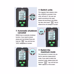 3-In-1 Electromagnetic Field Radiation Detector Tester