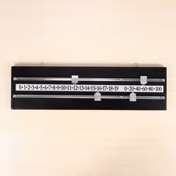 Snooker Scoreboard with Scorer/Rails for Billiard Lovers Black