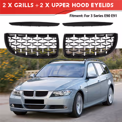 Diamond Meteor Grille for E90 E91 325I 328I 335I Pre- 2005-08