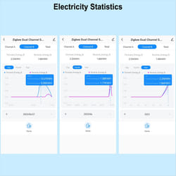 Tuya Smart ZigBee Energy Meter 2 Way Bidirectional, 2 Channels 2CT