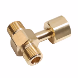 CO2 Tank Adapter,Soda Cylinder Brass CO2 Cylinder Tank CGA320 Adapter