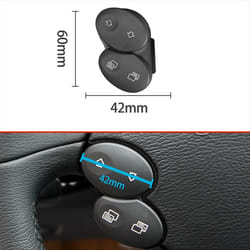 Steering Wheel Switch Control Button Cover for Black