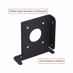 4Pcs Adjustable Wood Fence Pergola Post Base Brackets Kit