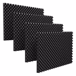 24 Pack Acoustic Foam Panels Noise Cancelling for Recording, Etc
