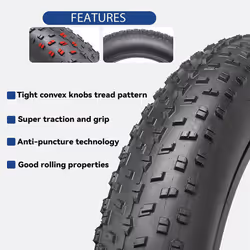Bike Tire, Folding Replacement Electric Bicycle Tires,20X4.0 Inch