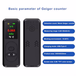 Geiger Counter Nuclear Radiation Detector, Mini Radioactive Dosimeter
