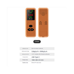 Personal Dosimeter X ? ?-Rays Detector Radioactive Tester Alarm-Black
