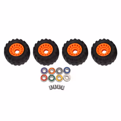 Skateboard Longboard Wheels (Set of 4 Contains Bearing Sleeve)