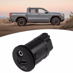 28023-BH00C Car AUX Port Adapter USB Auxiliary Plug