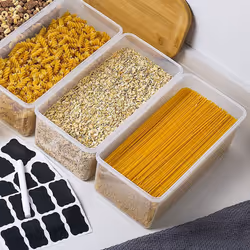 Airtight Food Storage Containers with Lids 4PCS Set 3.2L,for Pasta