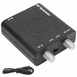 Compatible RF Modulator Adapter, RF Modulator Coaxial Converter