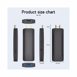 H313 TV Box Stick Android TV HDR Set Top OS 4K BT5.0 WiFi 6 2.4/5.8G