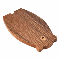 Wooden Board Cutting Board Cute Bear-Shaped Bread Tray,Brown