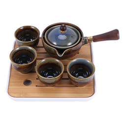 Porcelain Chinese Gongfu Tea Set Portable Teapot Set with 360 B