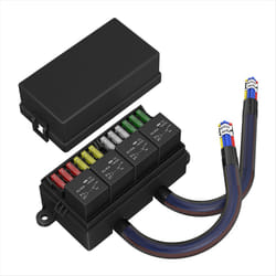 12V Fuse Relay Box Pre-Wired Fuse and Relay Box with 4 Relay