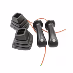 1Set L+R Excavator Joystick Assy Gears Handle with Dust Cover