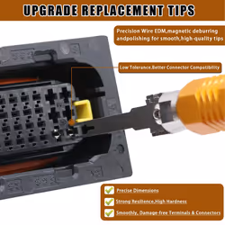 Electrical Pin Removal Tool Kit, Double Tip for AMP, Molex Connector