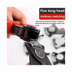 5-In-1 Replaceable Tool Set Multi-Functional Wire Stripper