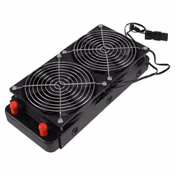 Aluminum 240mm 10 Pipe Water Cooling Row Heat Exchanger Radiator