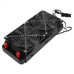 Aluminum 240mm 10 Pipe Water Cooling Row Heat Exchanger Radiator