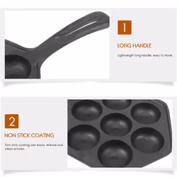 Cast Iron Stuffed Nonstick Stuffed Pancake Pan