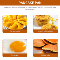 Cast Iron Stuffed Nonstick Stuffed Pancake Pan