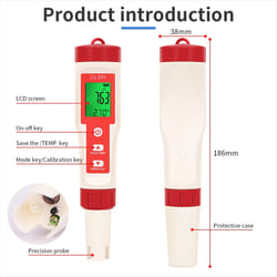 Chlorine Testing Pen 5 in 1 Water Quality Tester