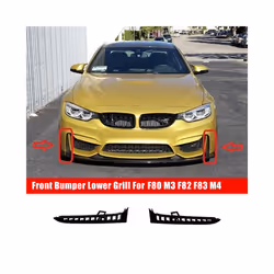 Front Bumper Lower Grill for F80 M3 F82 F83 51118056599 Left