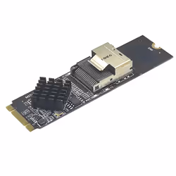 M.2 NVME to SFF-8087 SATA3.0 Mini-SAS/SATA Hard Disk Adapter Card