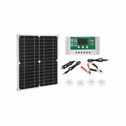 12W Solar Panel Kit 50A 12V Battery Charger with Controller Caravan