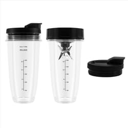 24Oz Cups with Lids, 7 Fins Extractor Blade, for Auto IQ