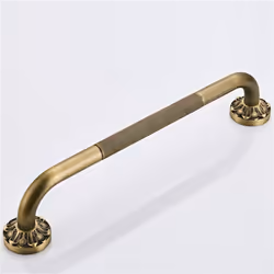 Antique Grab Bar Wall Mount Brass Bathroom Tub Toilet Handrail