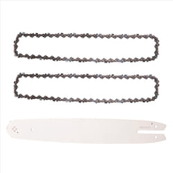 14 Inch Chain Saw Guide Bar with 2Pcs Chains for 017 MS170