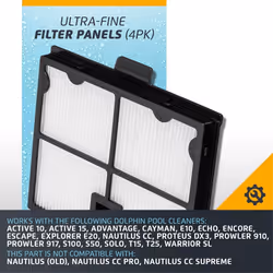 Ultra-Fine Filter 9991466-R4 Replace for Dolphin Robotic Pool Cleaner