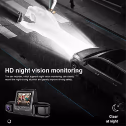 1080P HD Dash Camera Video Recorder 24H Parking Monitoring Dashcam