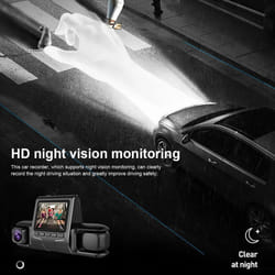 1080P HD Dash Camera Video Recorder 24H Parking Monitoring Dashcam