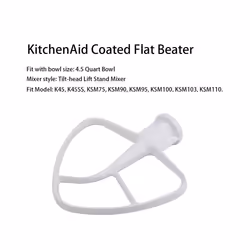 K45DH Dough Hook K45B Coated Flat Beater for Stand Mixer for Kitchen