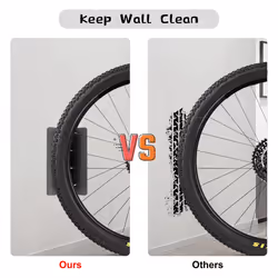 1 PACK Swivel Bike Wall Mount Bike Rack