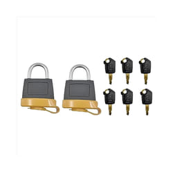 2Set 246-2641 Padlock with 6Pcs Iginition Keys for Cat