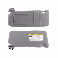 Left Side Gray Car Sun Visor Shade for