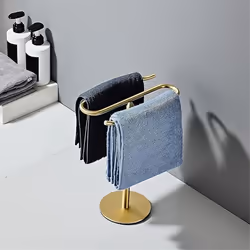 Gold Hand Towel Holder Stand Towel Rack