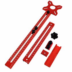 Router Milling Groove Bracket,9-61cm Radius Router Circle Cutting Jig